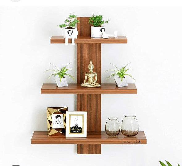 Tiered Wooden Shelf