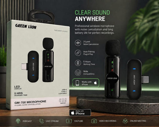 MICROPHONE GREEN LION