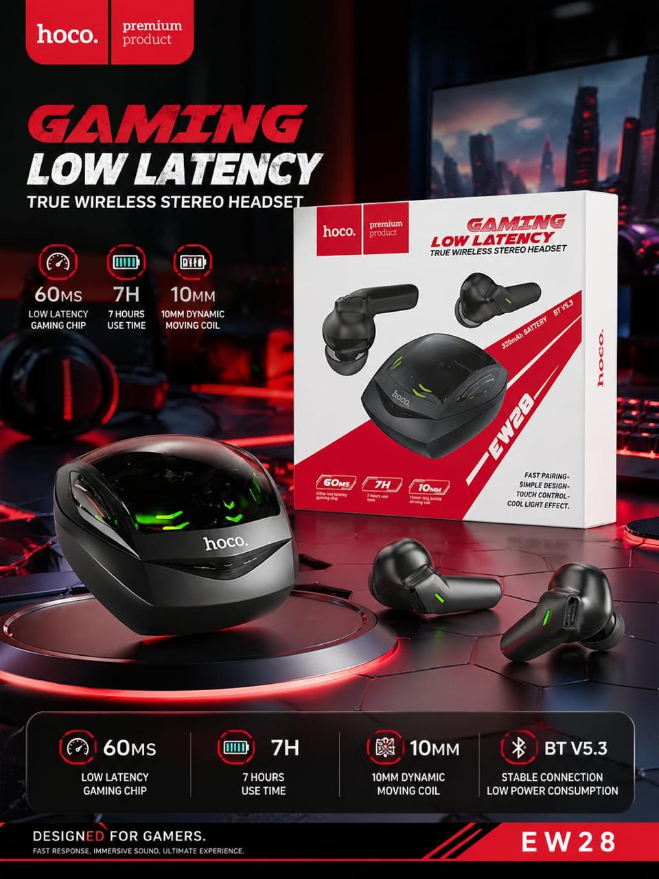 TRUE WIRELESS STEREO HEADSET
