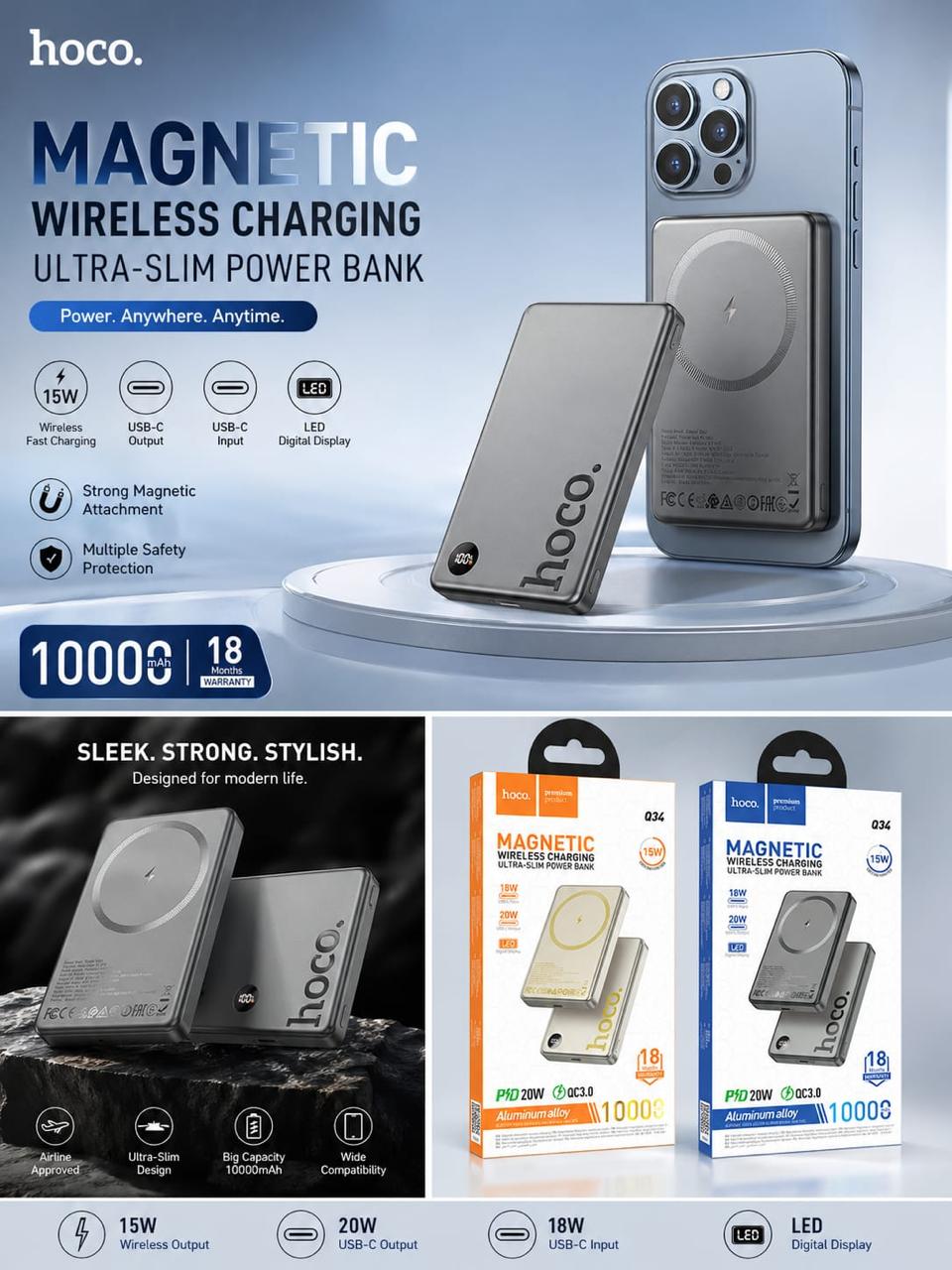 ULTRA SLIM POWER BANK 10000mAh
