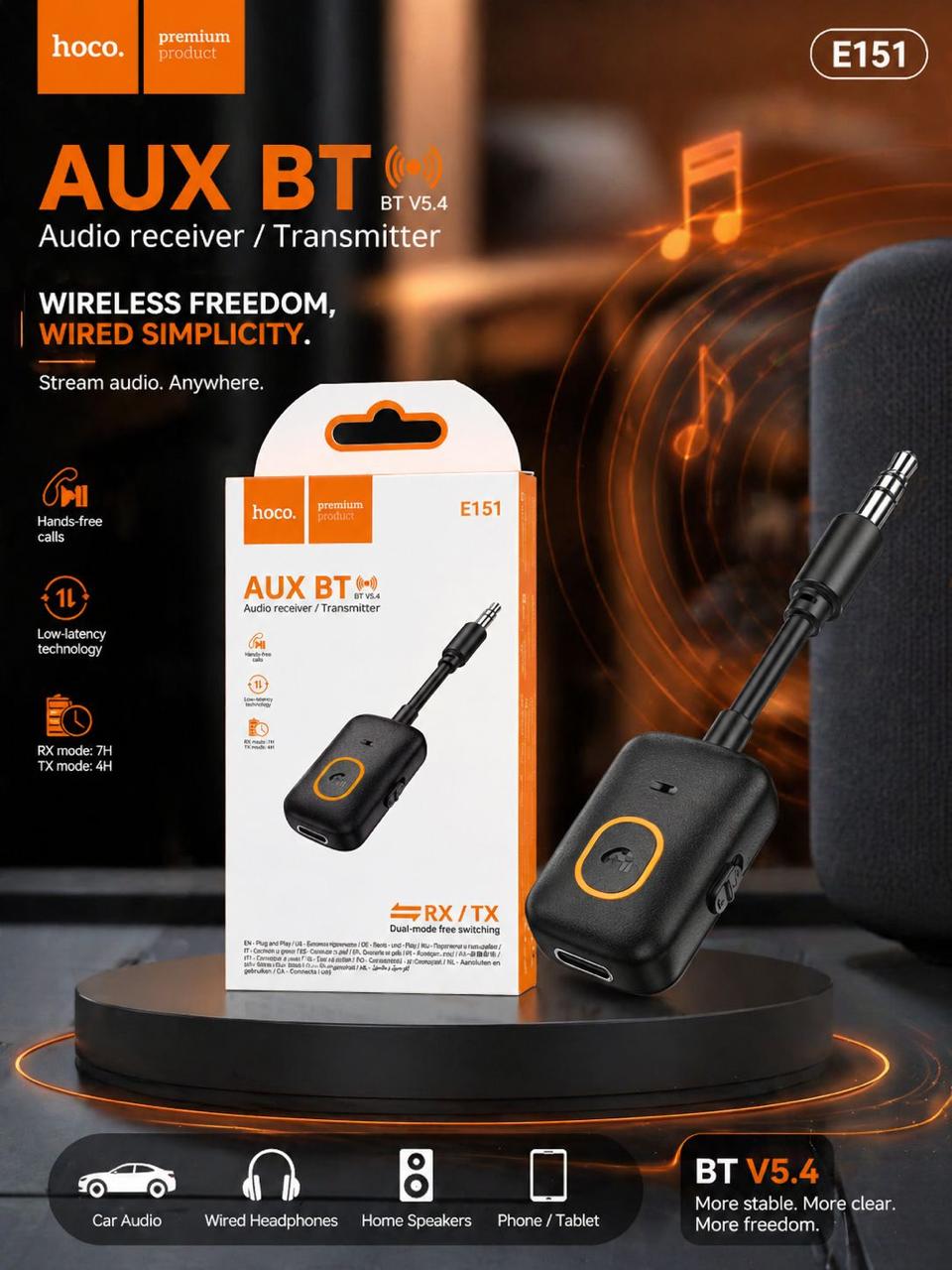AUX BT WIRELESS FREEDOM