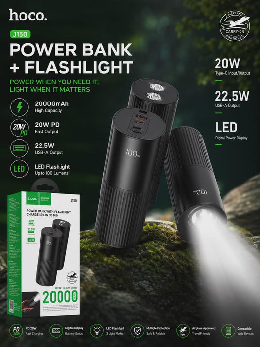 POWE BANK + FLASHLIGHT