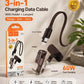 3-IN1 CHARGING DATA CABLE WITH HOLDER+ LANYARD