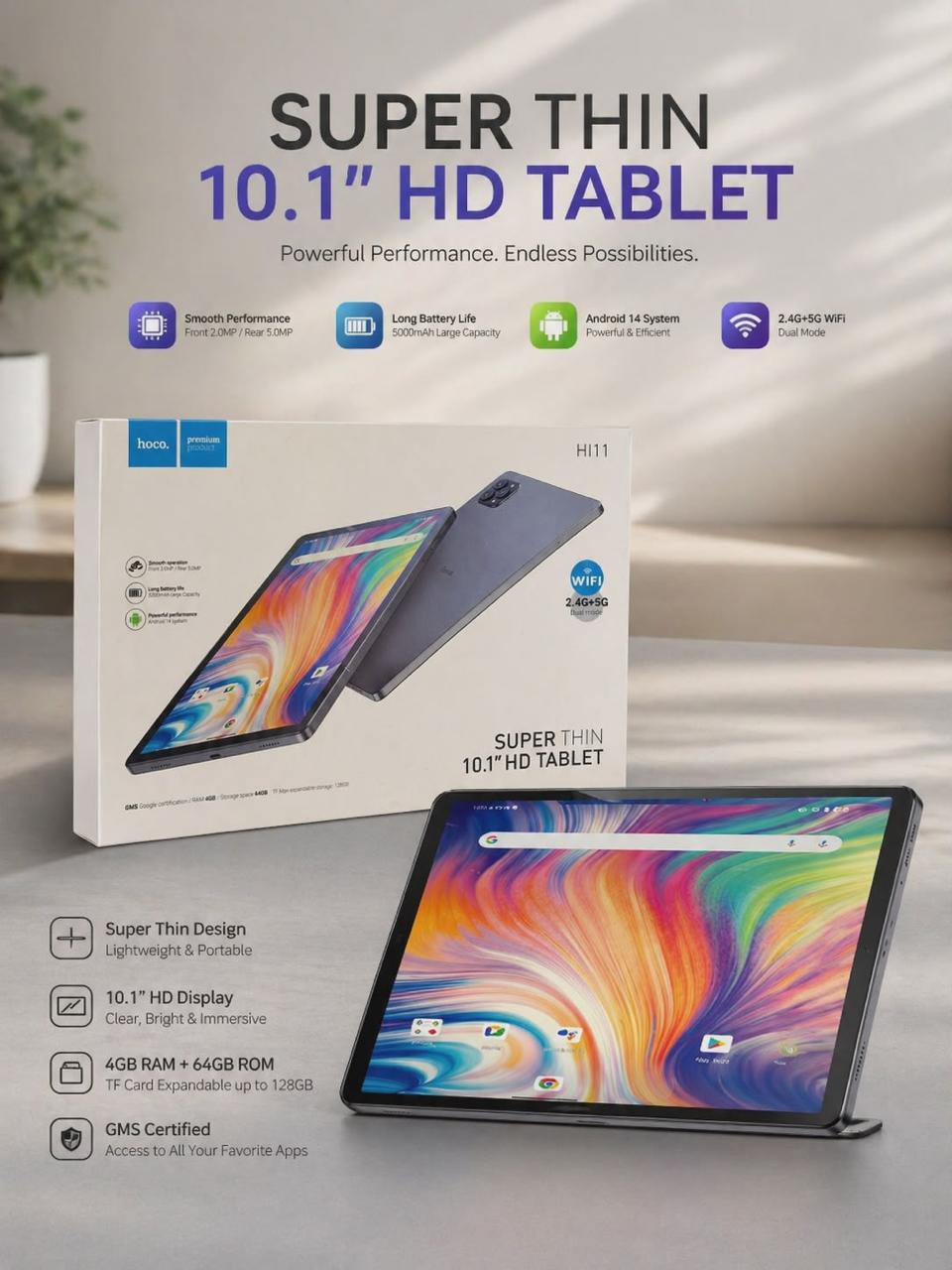SUPER THIN 10.1 HD TABLET