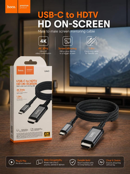 HD ON-SCREEN USB-C TO HDTV