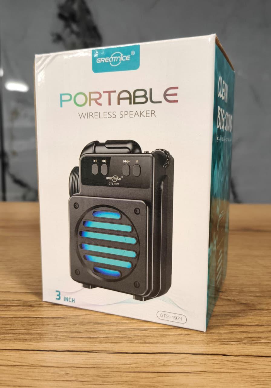 PORTABLE WIRELESS SPEAKER 3 INCH