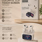 COLORFUL LCD TOUCH SCREEN TWS HEADSET