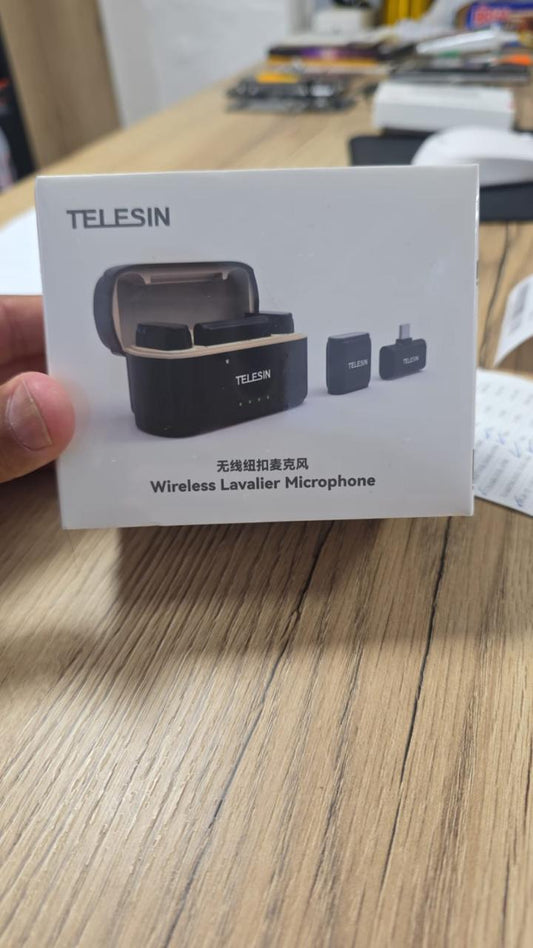 Wireless lavalier Microphone telesin