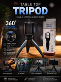 Table top Tripod 360 rotation