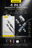 Magnetic Data Cable 4 in 1