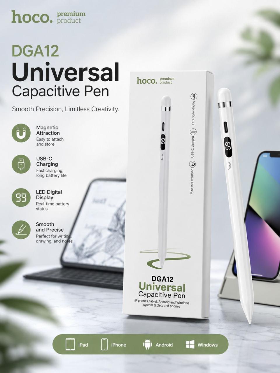 Universal capacitive pen