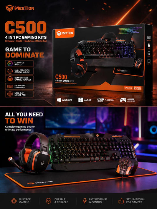 4  in 1 pc Gaming kits
