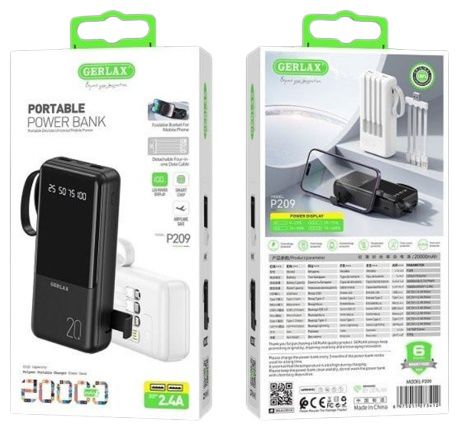 Power Bank Gerlax 20000mAh