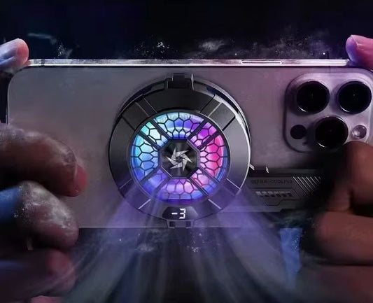 Mobile phone ice wing magnetic radiator