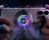 Mobile phone ice wing magnetic radiator