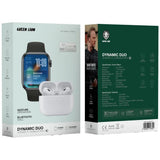 Green Lion Dynamic Duo 41mm Smart Watch & Earbuds Pro 2 - Black