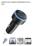 Car charger power drive PD+2 35W by anker